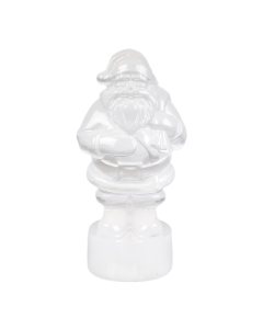 Selenite Father Christmas, 100mm (1pc) NFD