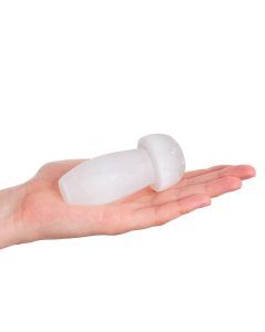 Selenite Mushroom Carving, 100mm (1pc) NFD