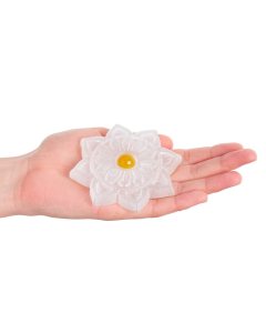 Selenite Sunflower, 90mm (1pc) NFD