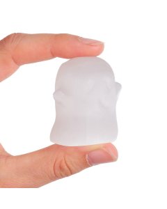 Selenite Ghost Carving, 47mm (1pc) NFD