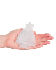 Selenite Christmas Tree, flat,120mm (1pc) NFD