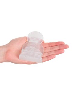 Selenite Baby Buddha slice, 102mm (1pc) NFD