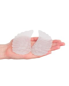 Selenite Angel Wings, 100mm (1pair) NFD