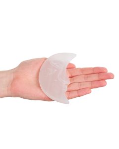 Selenite Moon Face, 110mm (1pc) NFD
