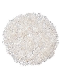 Quartz Crystal Tumbled Chips, 3-5mm (100g)