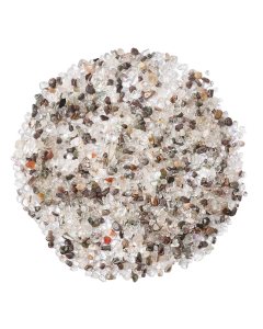 Green Phantom Quartz Tumbled Chips, 3-5mm (100g)
