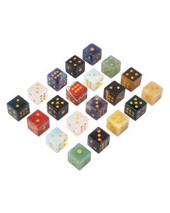 Mixed Gemstone Dice (20pc) NFD