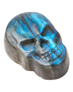Labradorite Skull Cabochon, 30x20mm (1pc) NFD