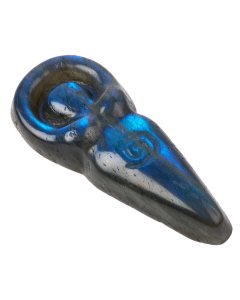 Labradorite Goddess Cabochon, approx 50x20mm (1pc) NFD