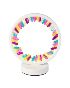 Aura Crystal Multicoloured Round USB Lamp (1pc) NFD