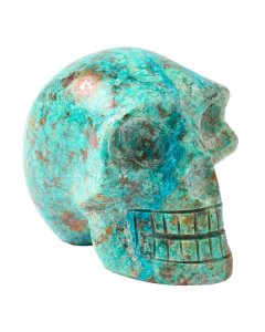 Chrysocolla Skull 50-60mm, Peru (1pc) NETT