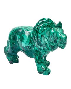 Malachite Lion Carving 4-5" (1pc) NETT