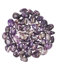 Chevron Amethyst Large Tumblestones, 30-40mm, Zambia (1kg)