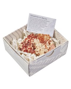 Large Vanadinite on Baryte in Gift Box, Mibladen Morocco (1pc)