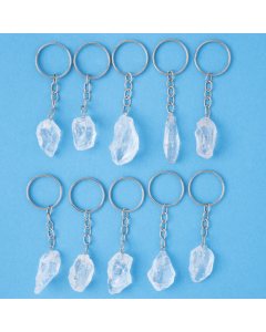 Rough Prasiolite Keyring (10pc) NFD