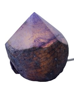Mini Agate Point Lamp Purple with Disk LED USB Fitting (1pc) NFD