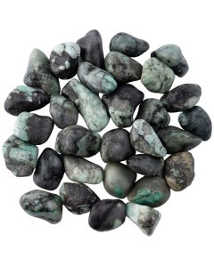 Emerald 2nd Quality Extra Large Tumblestone 40-50mm Brazil (1kg) NFD