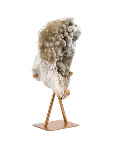 Amethyst Druze on Gold Stand (1pc) 1.9kg