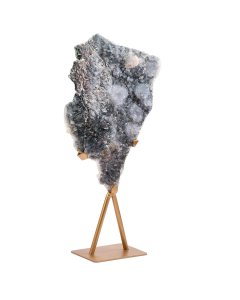 Amethyst Druze on Gold Stand 1.15kg (1pc)