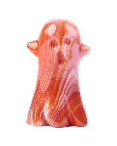 Carnelian Ghost Carving 30x50mm (1pc) NETT