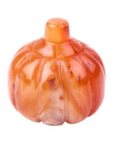 Carnelian Mini Pumpkin Carving 25mm (1pc) NETT