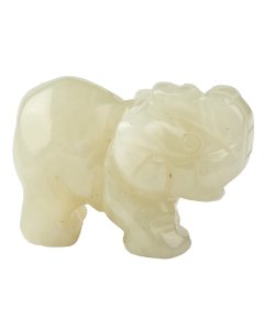 New Jade Elephant Carving (1pc)
