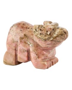 Rhodonite Bear Carving (1pc)