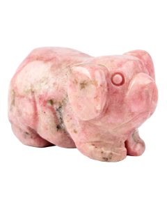 Rhodonite Pig Carving (1pc)