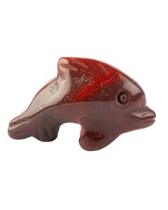 Mookaite Dolphin Carving (1pc)