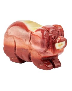 Mookaite Pig Carving (1pc)