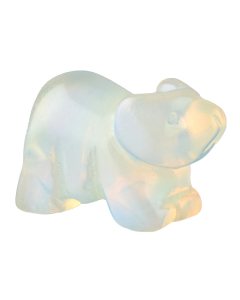Opalite Bear Carving (1pc)