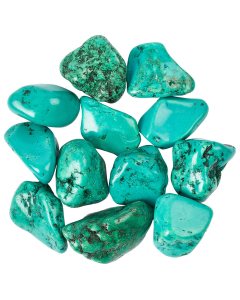 Chinese Turquoise (Dyed Howlite) Large Tumblestones, 30-40mm (250g)