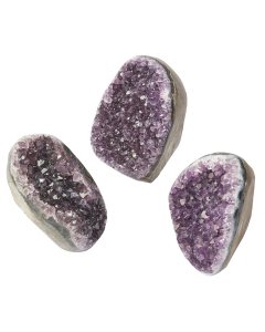 Amethyst Cut Base with polished edge, First Grade, Uruguay (bulk by the KG) NFD