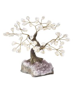 Quartz Crystal Bonsai Tree, 12 Branches (1pc)