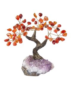 Carnelian Bonsai Tree, 12 Branches (1pc)