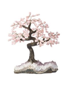 Rose Quartz Bonsai Tree, 48 Branches (1pc)