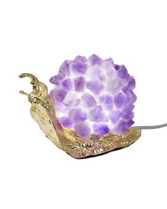 Snail Lamp with Amethyst (1pc) NFD