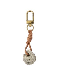 Pyrite Cluster Brass Keyring (1pc)
