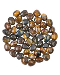 Tigers Eye Variegated Tumblestone Refill (50pcs) NETT