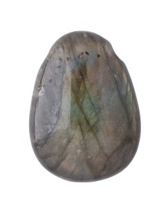 Labradorite Puff Drop Pendant, 3mm Hole (1pc) 22x30x10mm NFD