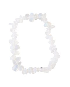 7.5" Opalite Glass Chip Bracelet (1pc) NETT
