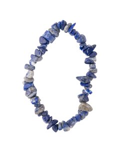7.5" Lapis Chip Bracelet C (1pc) NETT
