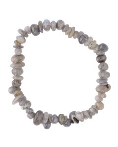 7.5" Freeform Labradorite Chip Bracelet (1pc) NETT