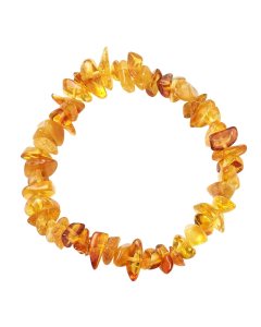 7.5" Amber AB Chip Bracelet (1pc)