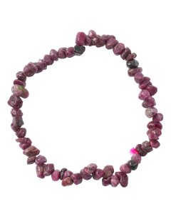 7.5" Ruby Chip Bracelet (1pc)