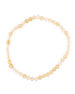 4mm Faceted Citrine (Heat Treated) Bracelet (1pc) NETT