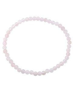 4mm Rose Quartz Faceted Bead Bracelet (1pc) NETT