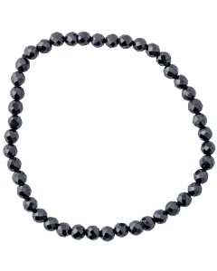 4mm Faceted Black Spinel Bracelet (1pc) NETT
