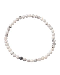 4mm Howlite Faceted Bracelet (1pc)