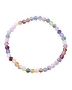 4mm Fluorite Faceted Bracelet (1pc)